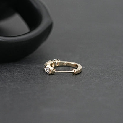 Huggie Hoop Diamond Earrings For Men Earring