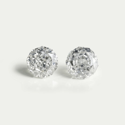 Meteor Cut Lab Diamond Matching Pair
