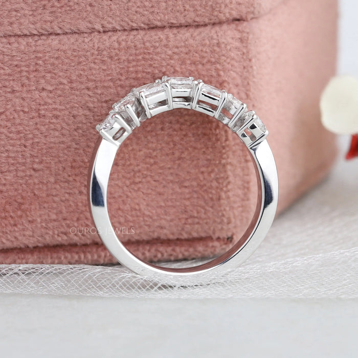 7 Multi Shape Diamond Wedding Ring