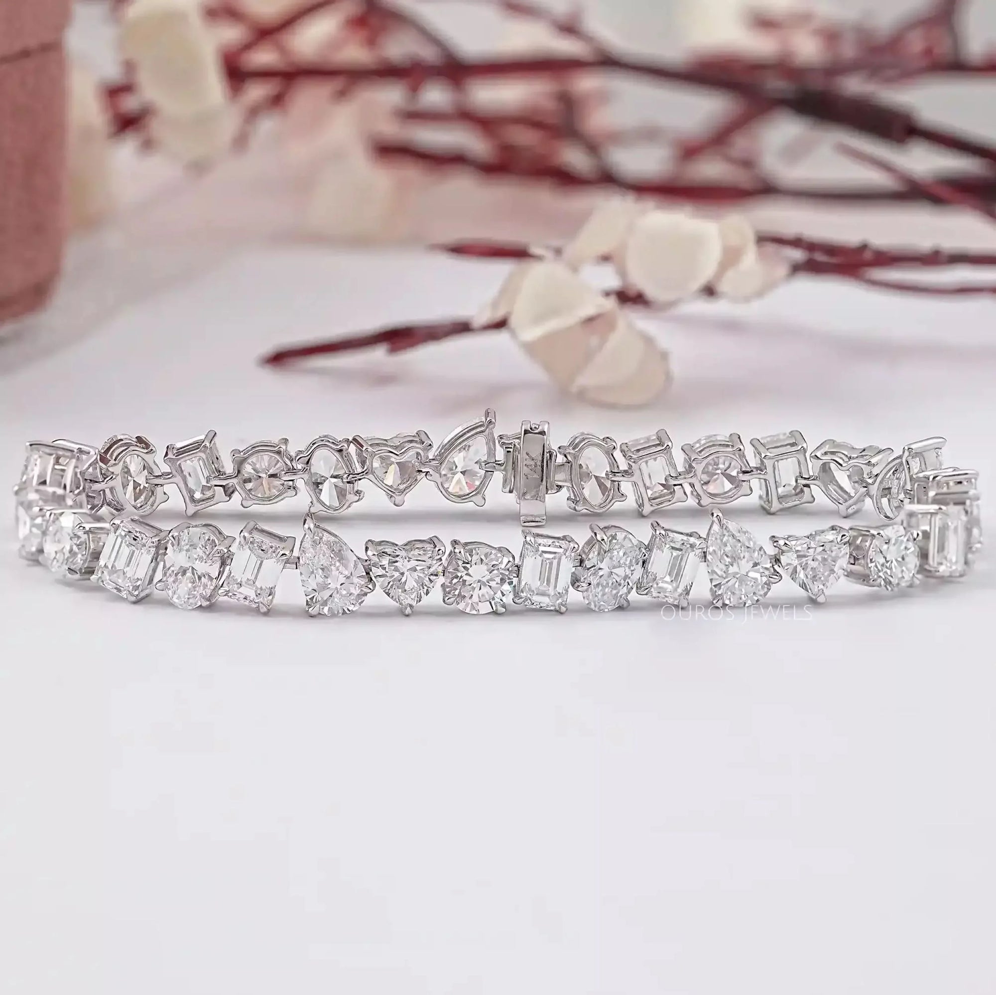 Brilliant Multi Shape Lab Diamond Bracelet Bracelet