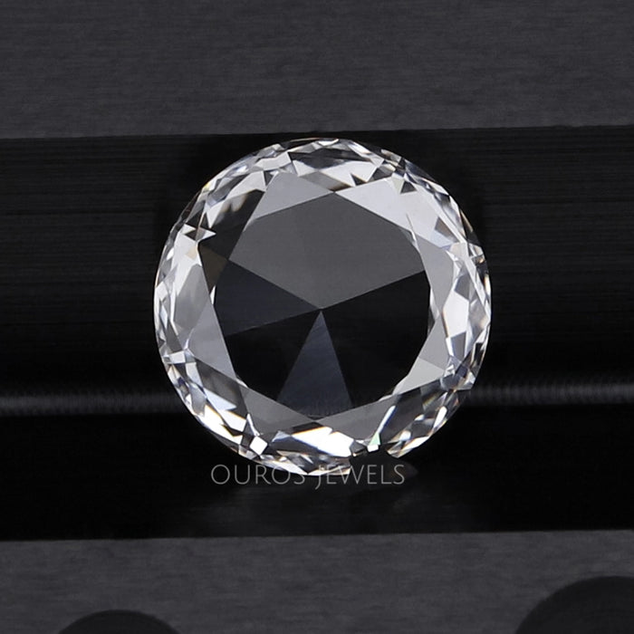 Round Rose Cut Lab Created Diamond