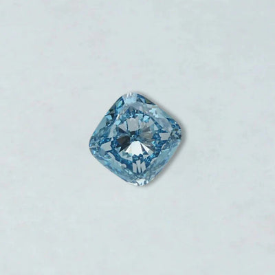 5.00 CT Aquamarine Cushion Cut Diamond