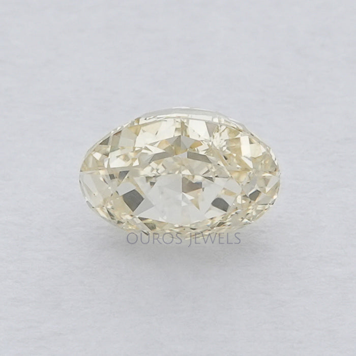 Modified Brilliant Yellow Oval Cut Diamond