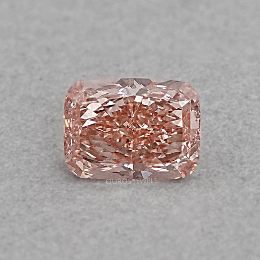 Cushion Cut Lab Grown Diamond - Fancy Vivid Pink