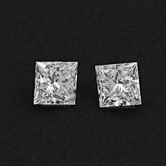 Princess Cut Lab Grown Diamond Pair Loose
