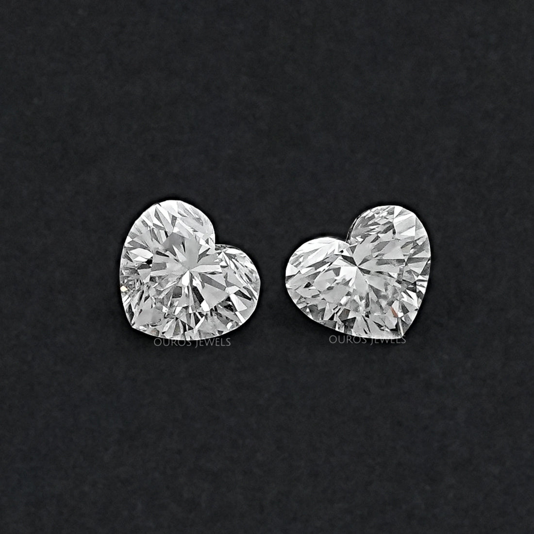 Heart Shaped Lab Grown Diamond Pair Loose
