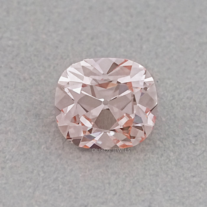 Fancy Vivid Pink Old Mine Cushion Lab-Diamond