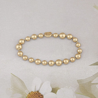 OEC Round Lab Diamond Black Coating Bracelet
