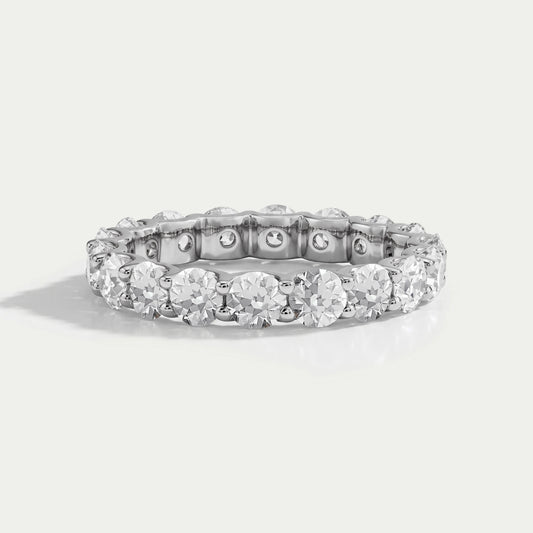 Antique Old Mine Cut Diamond Full Eternity Band