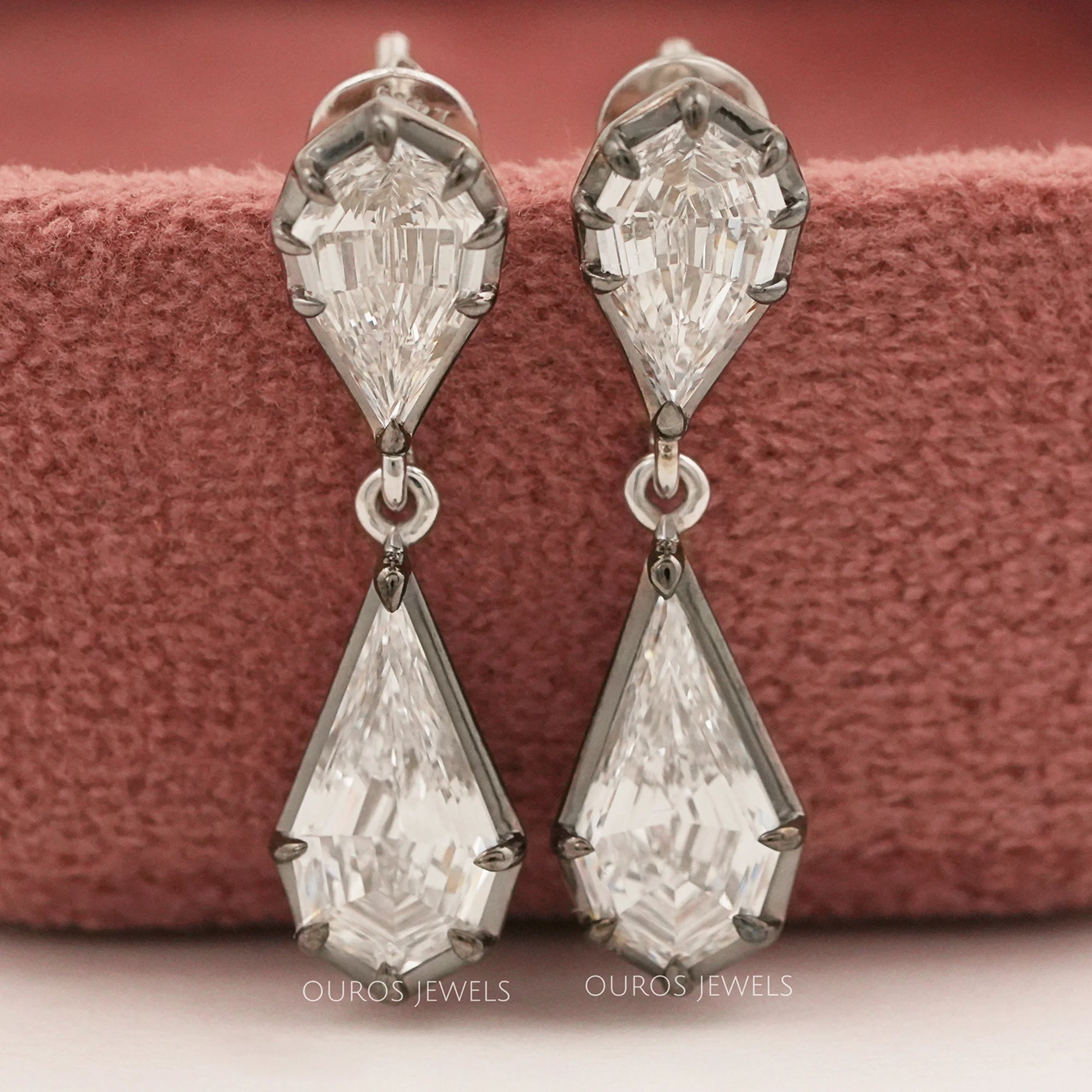 Step Cut Pear And Kite Cut Drop & Dangle Earrings Earrings
