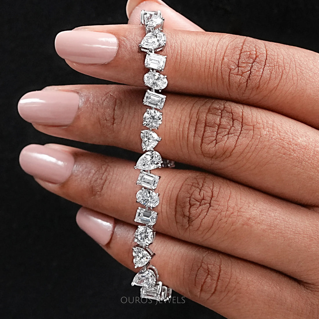 Brilliant Multi Shape Lab Diamond Bracelet Bracelet