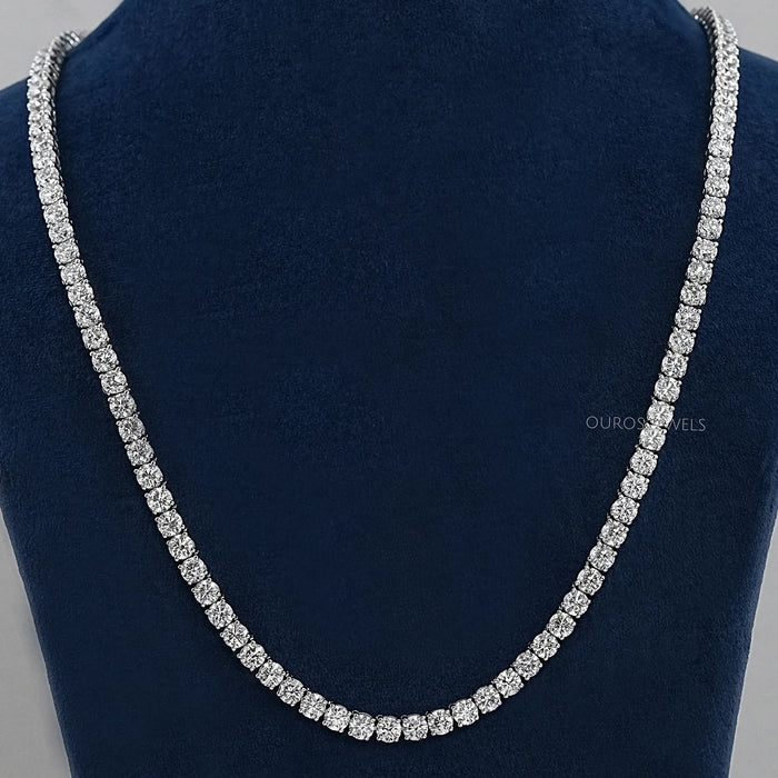 Pete Davidson Diamond Tennis Necklace