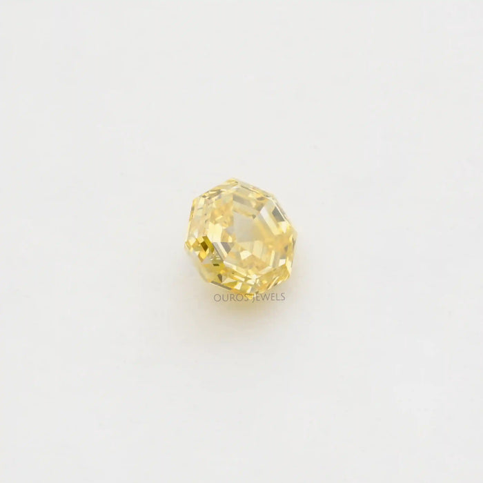 1.25 Carat Yellow Octagon Cut Lab Grown Diamond
