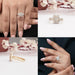 [Octagon Shape Diamond Ring]-[Ouros Jewels]