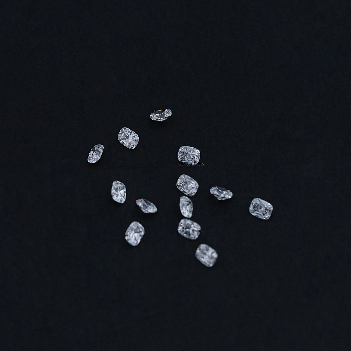 Old Mine Cushion Cut Lab Grown Diamond