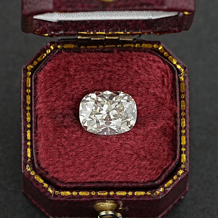 Old Mine Cushion Cut Lab Created Diamond