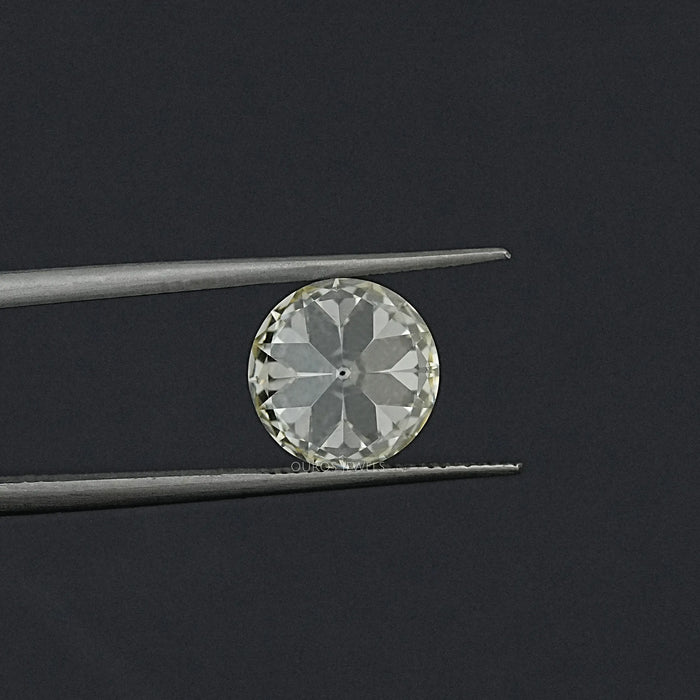 Flower Pattern Old European Round Cut Loose - JK