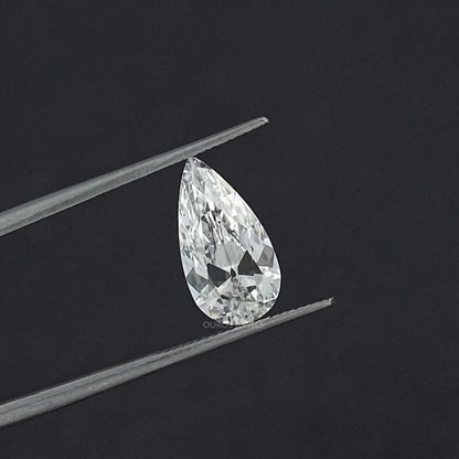 2.10 CT Old Mine Pear Cut Lab Grown Loose Diamond Loose
