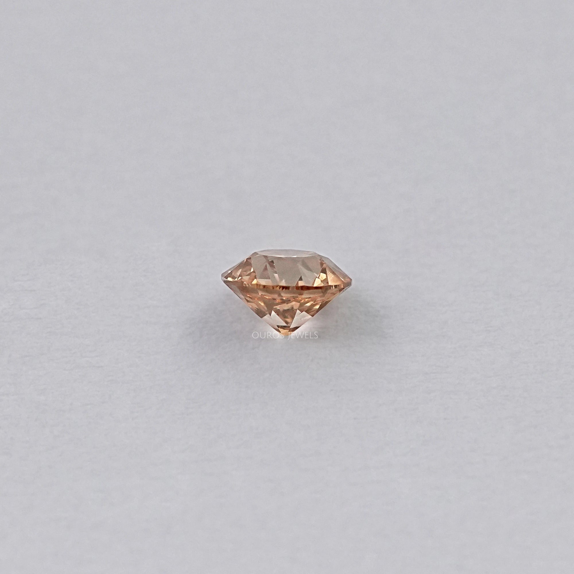 OEC Round Cut Loose Diamond - Champagne Loose