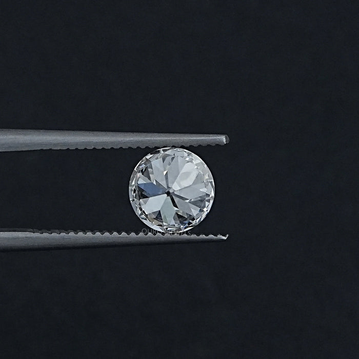 Flower Pattern Old European Round Cut Diamond