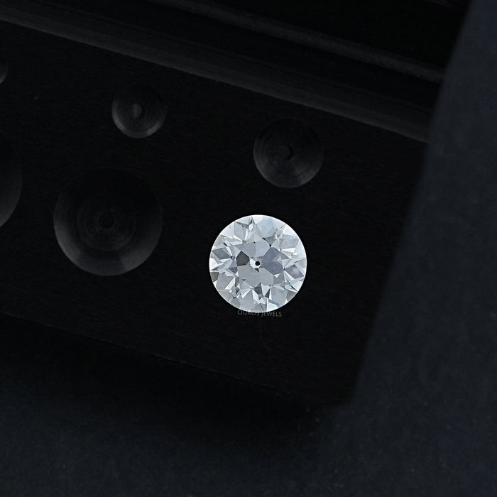 Flower Pattern Old European Round Cut Diamond