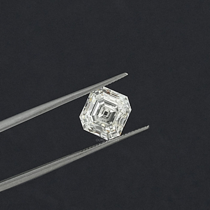 Old Mine Asscher Cut Lab Grown Loose Diamond
