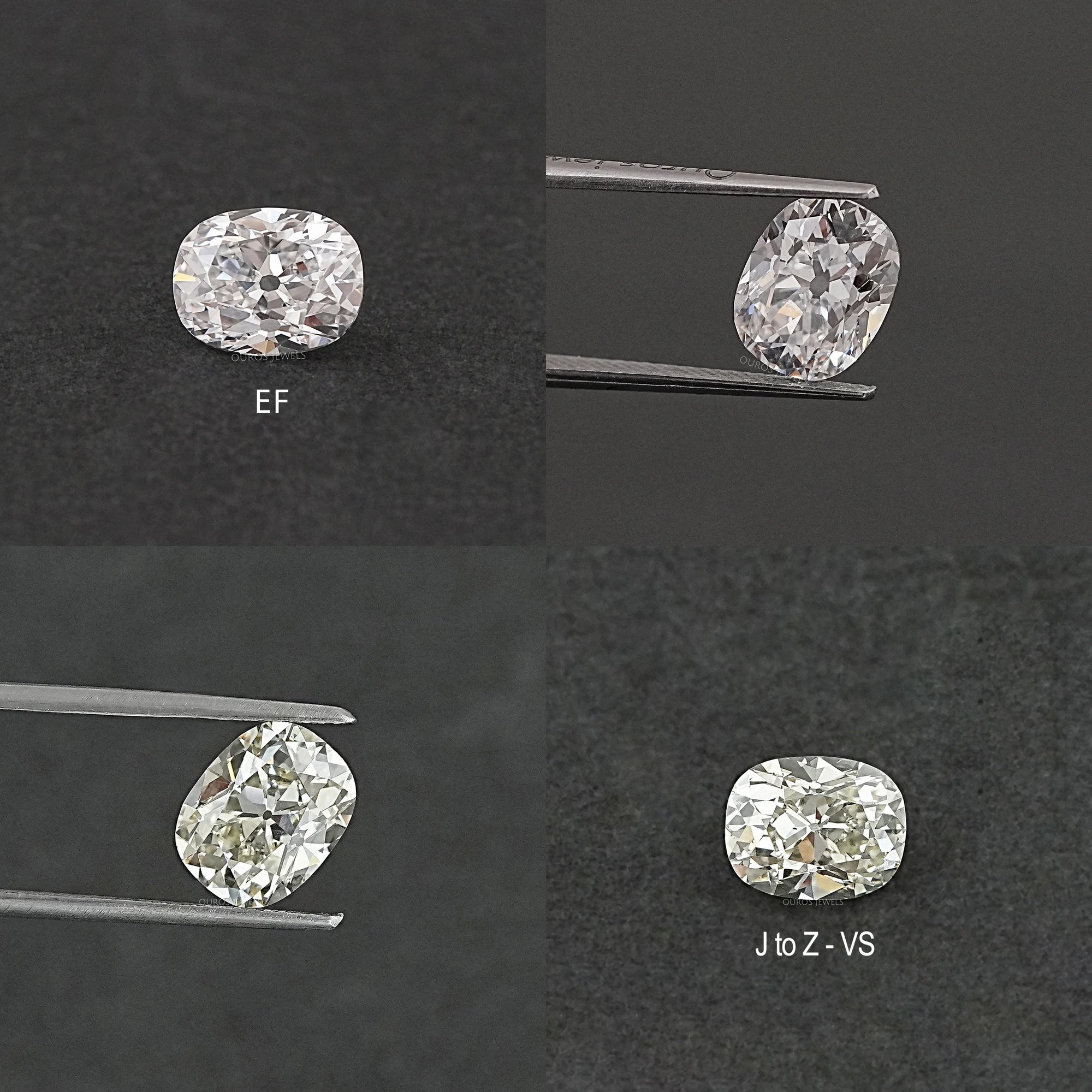 Old Mine Cushion Cut Lab Diamond Loose