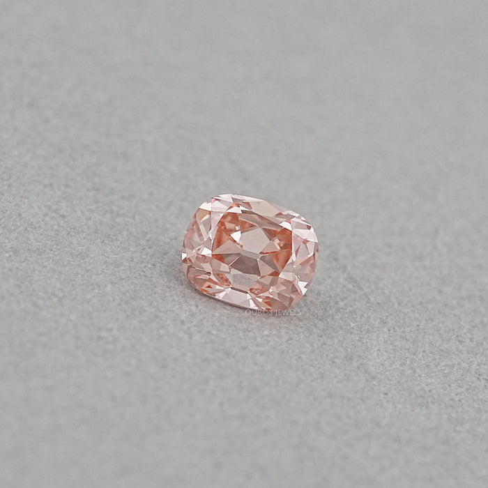 Old Mine Pink Cushion Cut Lab Grown Diamond - 5.25 Carat