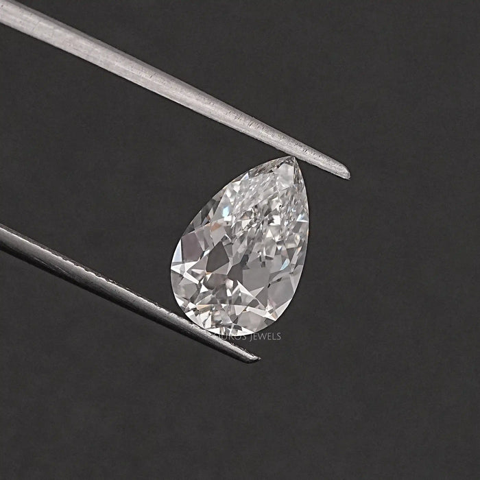 Vintage Old Mine Cut Pear Diamond - Lab Grown