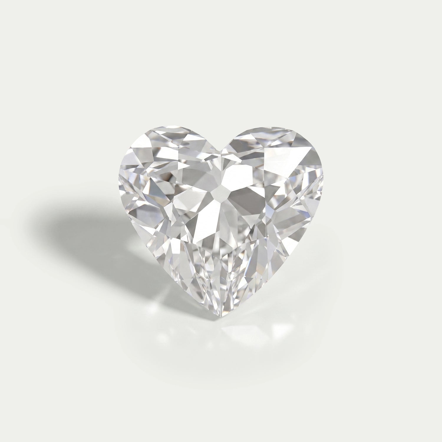 Old Mine Heart Cut Lab Grown Diamond Loose
