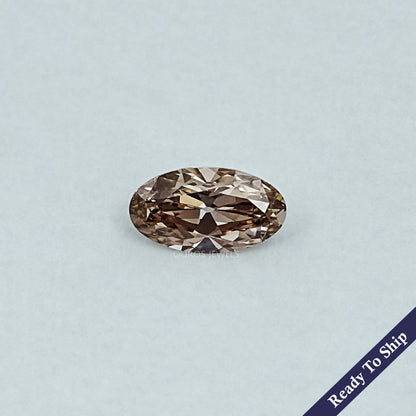 Old Mine Moval Lab Champagne Loose Diamond Loose