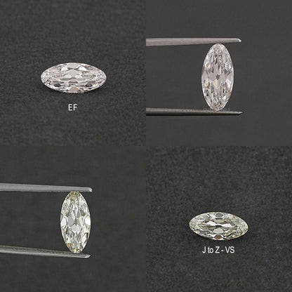 Old Mine Moval Cut Lab Grown Diamond Loose