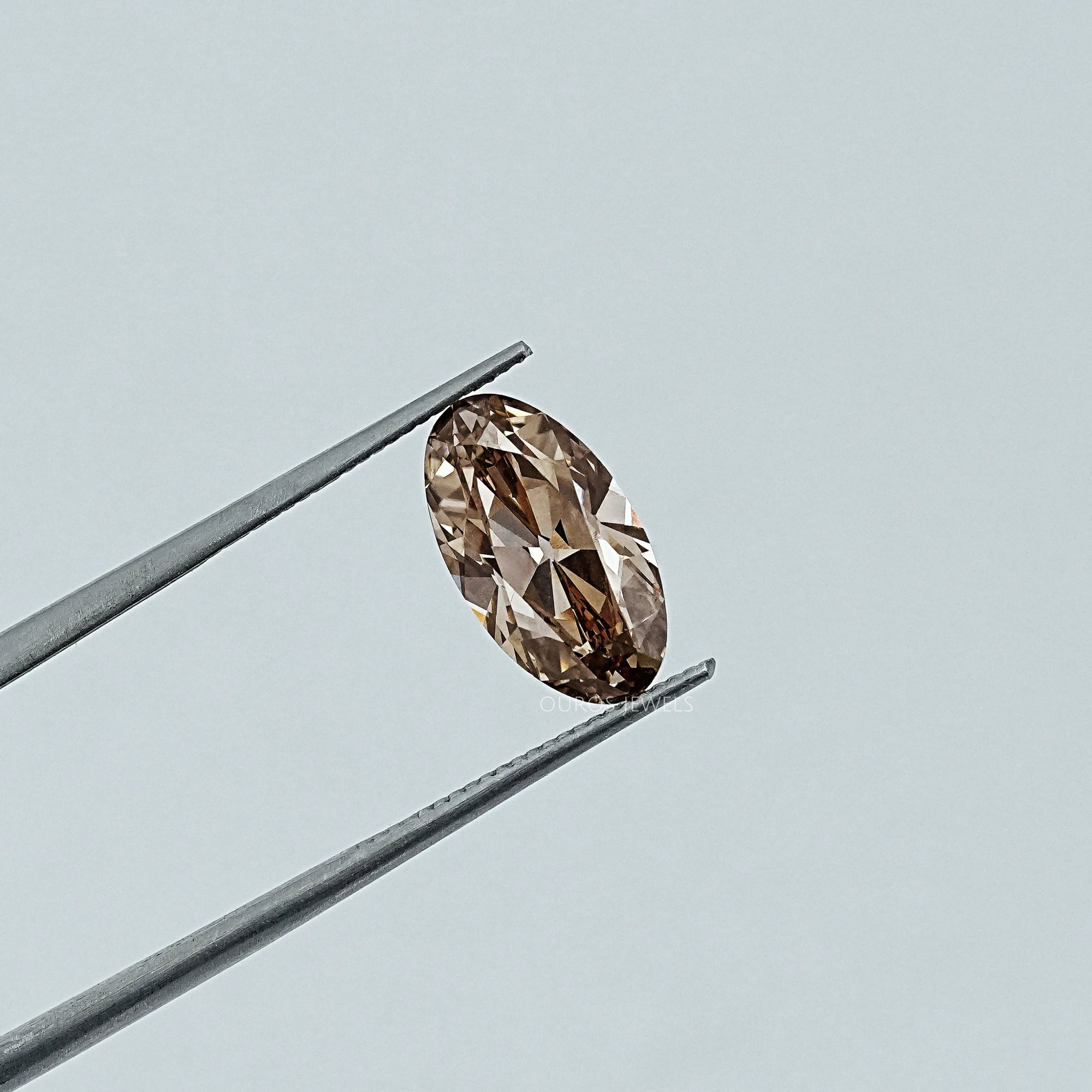 Old Mine Moval Lab Champagne Loose Diamond Loose