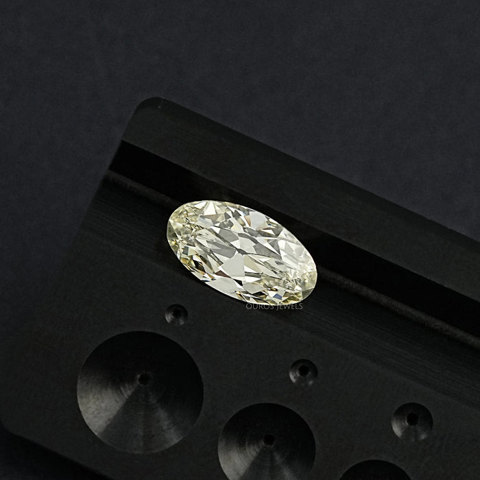 3.40 CT Old Mine Moval Cut Loose Diamond - JK