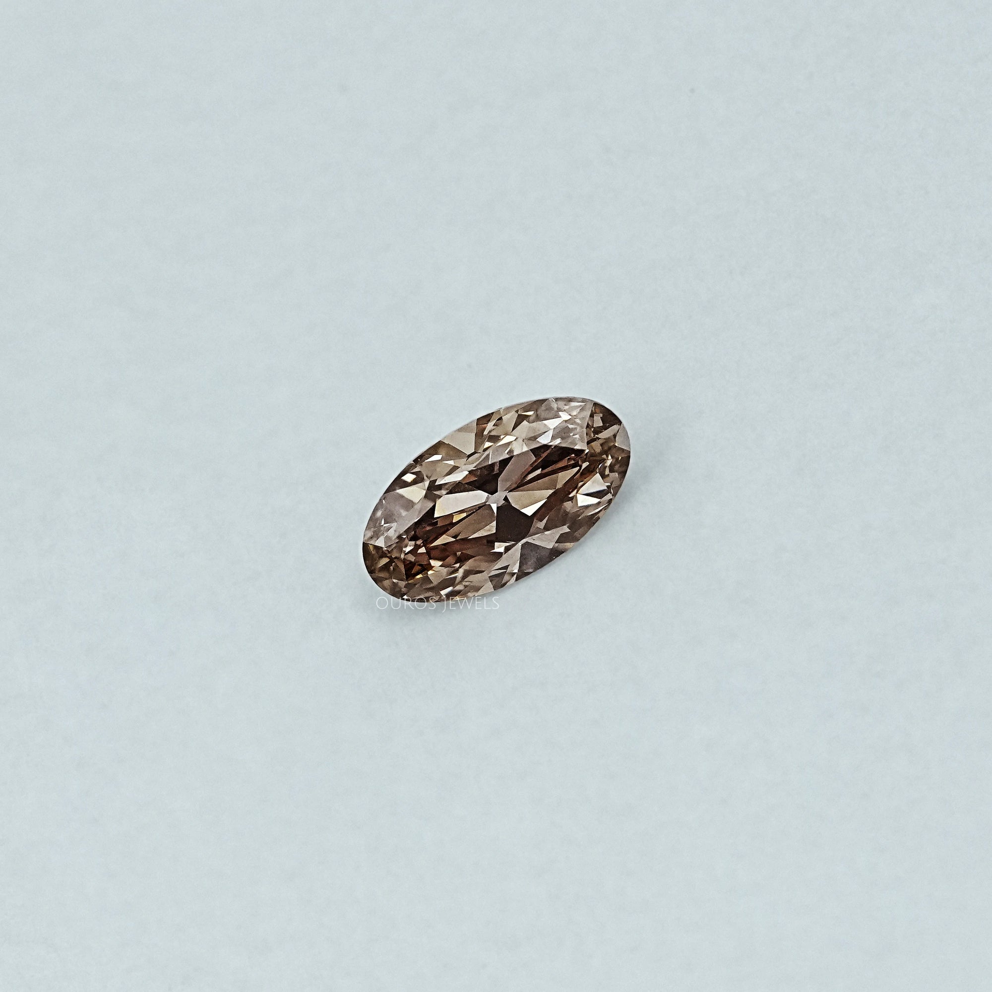 Old Mine Moval Lab Champagne Loose Diamond Loose
