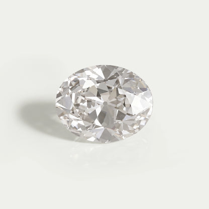 Old Mine Oval Cut Lab Grown Diamond Loose