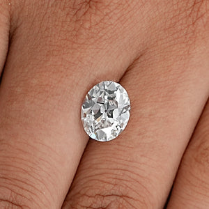 Antique Oval Cut Lab Grown Diamond