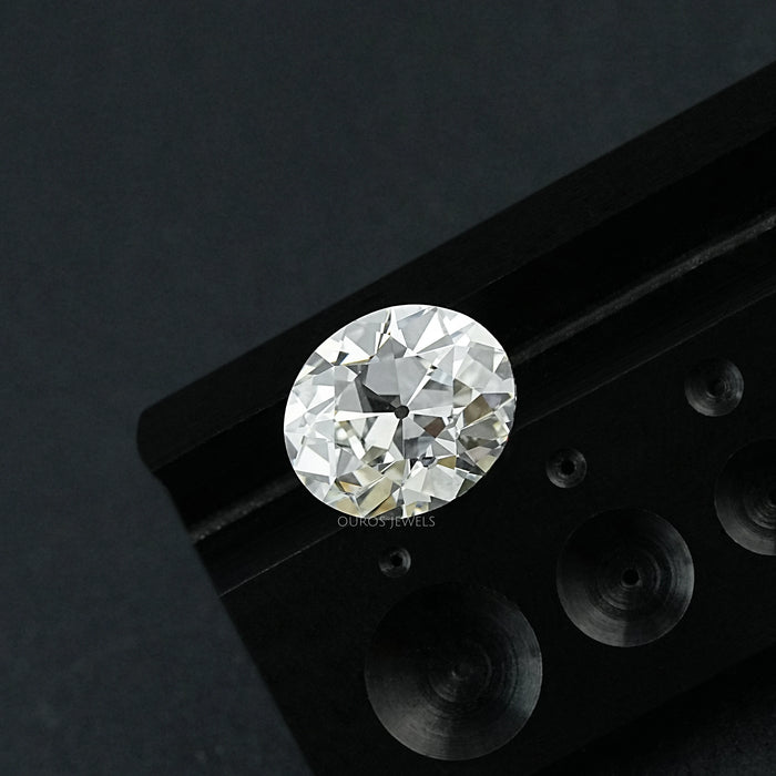 9.13 CT Old Mine Oval Cut Lab Grown Diamond