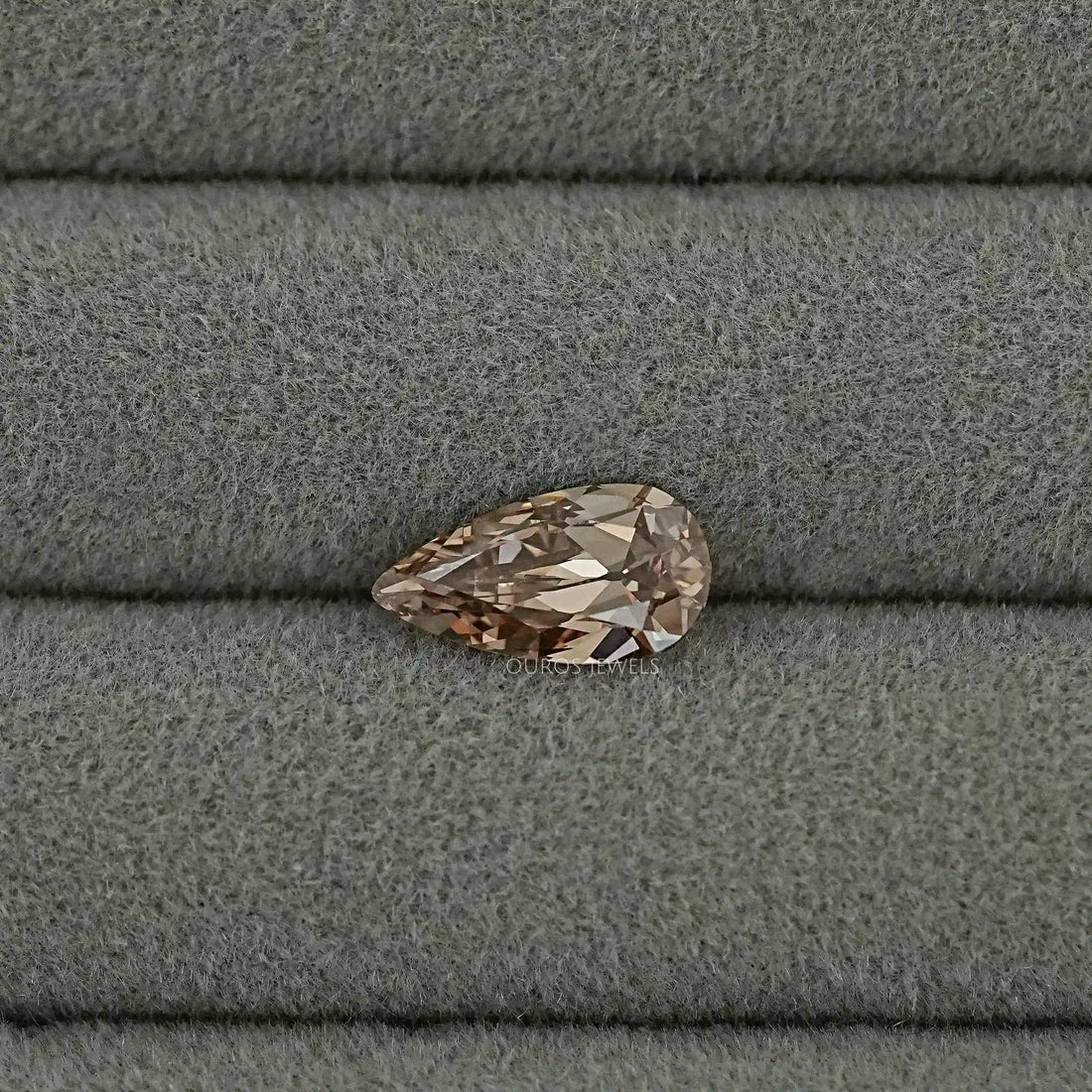 Champagne Old Mine Pear Cut Lab Diamond Loose Loose