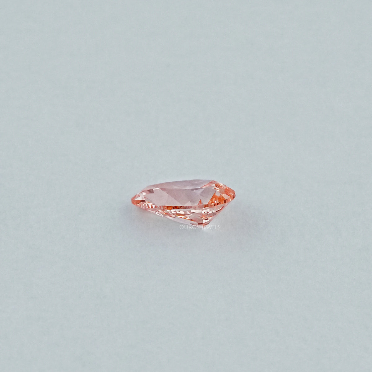 Light Pink Old Mine Pear Lab Grown Diamond Loose