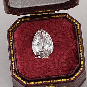 Old Mine Pear Cut Lab Grown Diamond