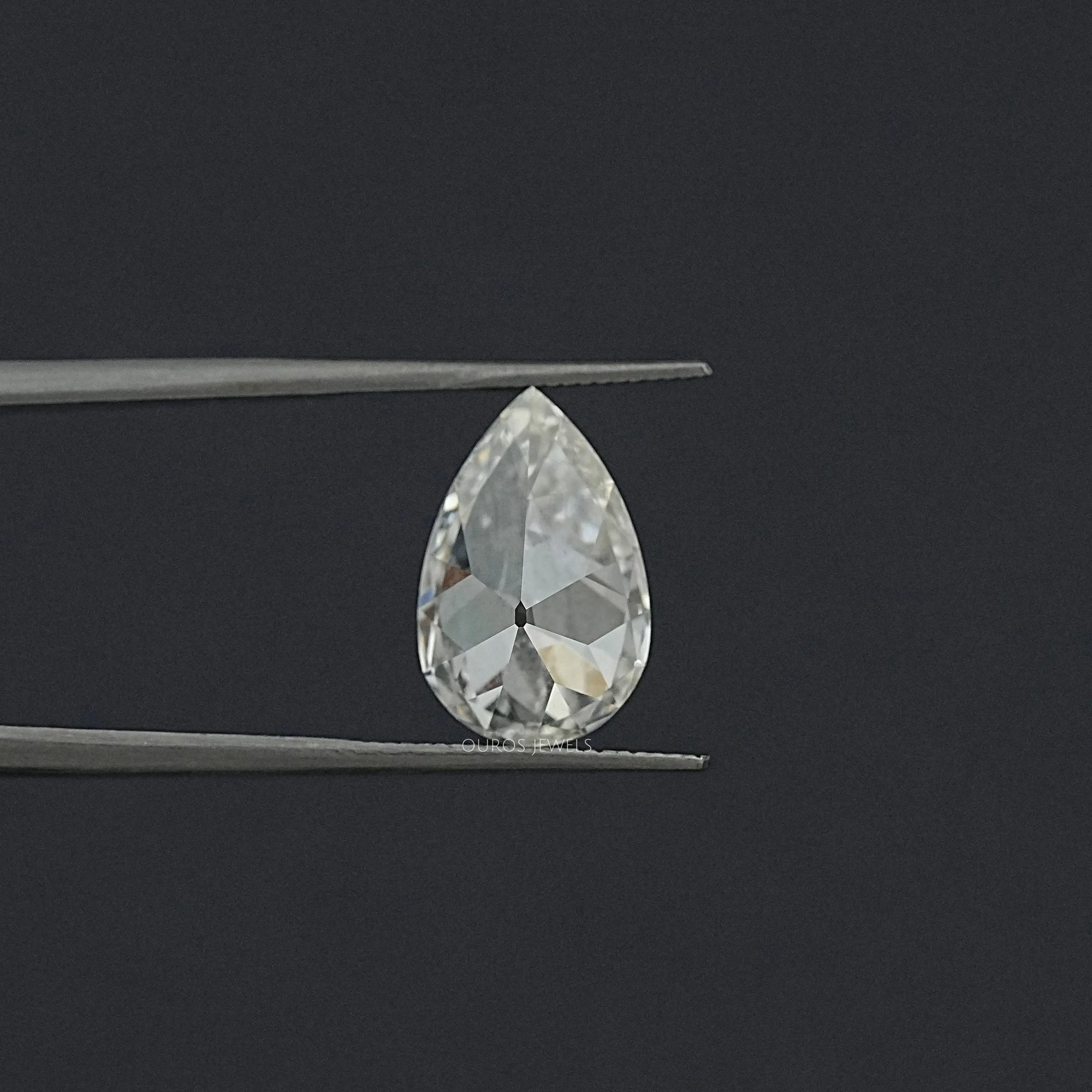 Old Mine Pear Cut Lab Grown Loose Diamond Loose