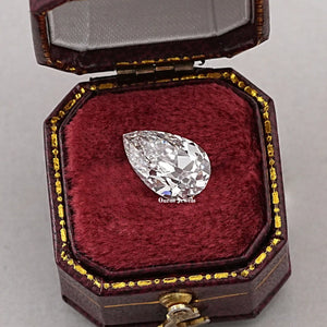 Old Cut Pear Shaped Lab Grown Diamond