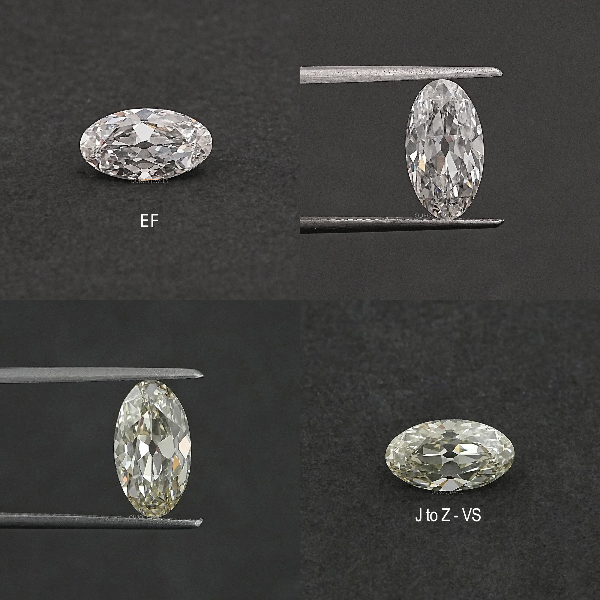 Moval Shape Lab Diamond - Old Mine Cut Loose
