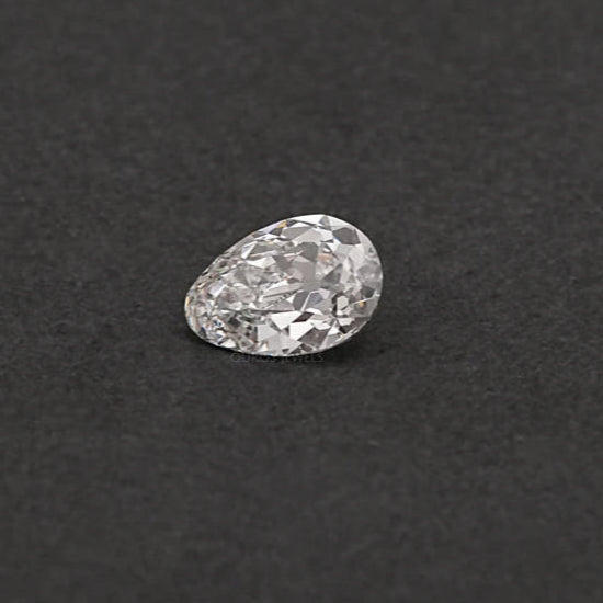 Old Mine Pear Cut Lab Grown Diamond