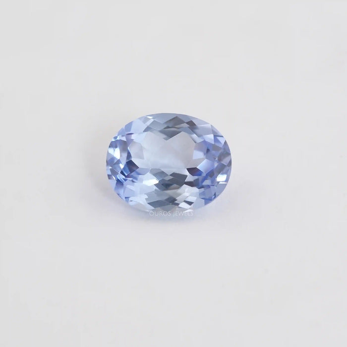 Colombian Light Blue Oval Gemstone