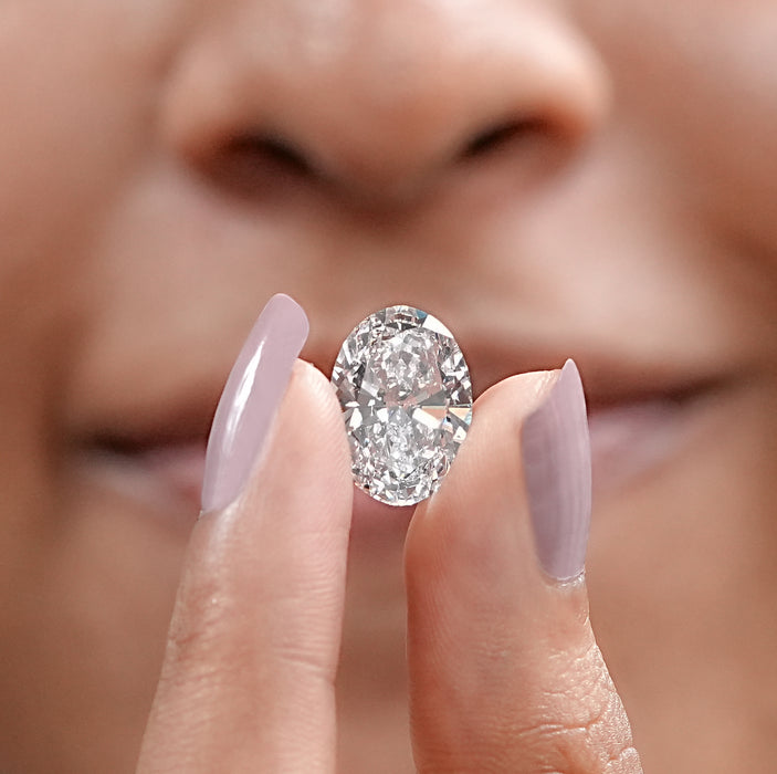 Oval Cut Lab-Grown IGI Certified Diamond