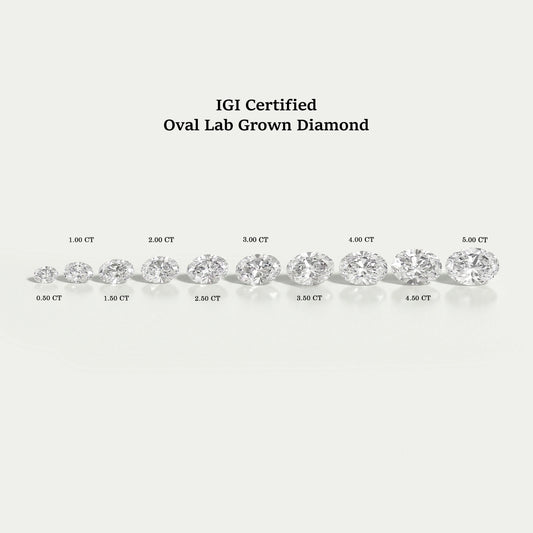 Oval Cut Lab Grown Certified Diamond