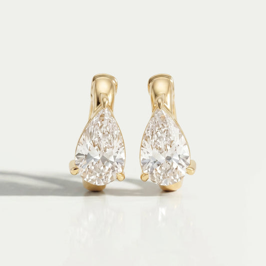 Pear Lab Diamond Hoop Earring Earring