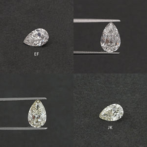 Old Cut Pear Shaped Lab Grown Diamond